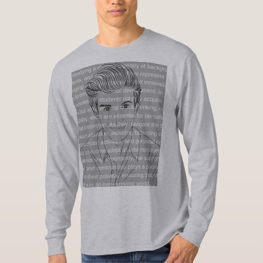 Het leven is goed t-shirt (Voorkant)