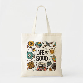 het leven is goed tote bag