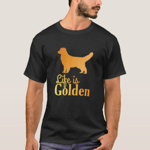 Het leven is Golden - Golden Retriever Dog T-shirt