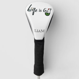 Het leven is Golf - Grappig Golf Lover Quote Desig Golfheadcover