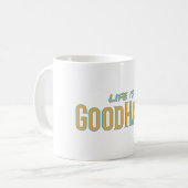 Het leven is GoodHard Coffee Mok (Voorkant links)