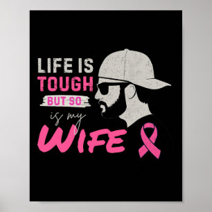 Het leven is hard, maar mijn vrouw borstkanker Awa Poster