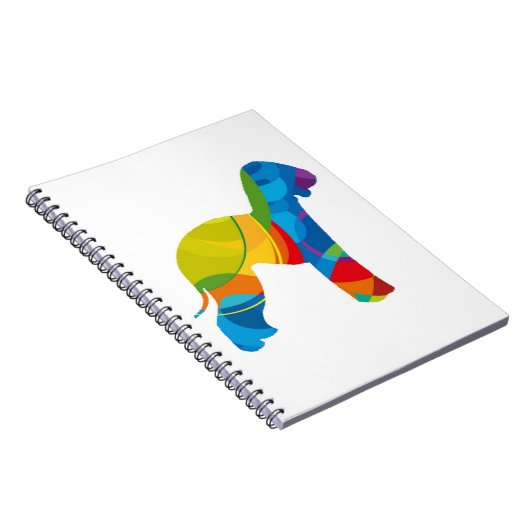 Het leven is helder met een Bedlington Terrier Notitieboek (Rechterzijde)