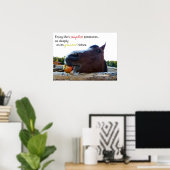 Het leven is het eenvoudigste plezier... poster (Thuiskantoor)