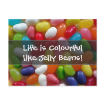 Het leven is kleurrijk zoals Jelly Beans