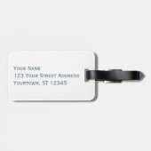 Het leven is kort Bagagelabel (Achterkant horizontaal)