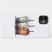 Het leven is kort, drink de boba Case-Mate iPhone case (Achterkant (horizontaal))
