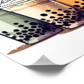 Het leven is kort, drink de boba poster (Hoek)