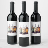 Het leven is kort, drink de boba wijn etiket (Flessen)