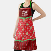 Het leven is kort! Eet meer koekjes! Schort (Insitu)