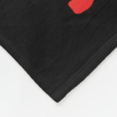 Het leven is kort. fleece deken (Hoek)