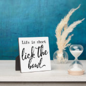 Het leven is kort. fotoplaat (Insitu)