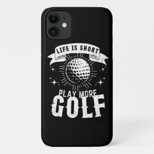 Het leven is kort. Golf meer iPhone 11 Hoesje