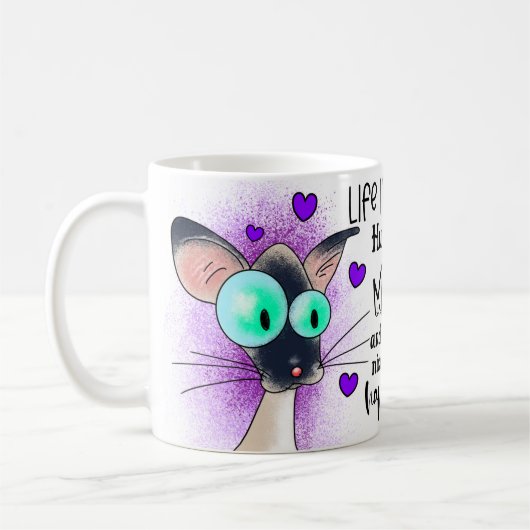 Het leven is kort koffiemok (Links)