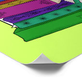 Het leven is kort. Lees snel. Poster (Hoek)