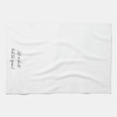 Het leven is kort Lick de lepel grappig Theedoek (Horizontaal)