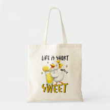 Het Leven Is Kort Maak Het Lieflijk - Domme Gans