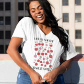 Het leven is kort, maak het zoete Boho Inspiration T-shirt