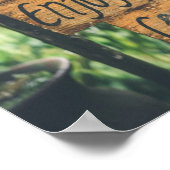 Het leven is kort van je koffie poster (Hoek)