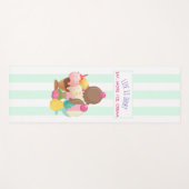 Het leven is korter dan eten meer ijskap yogamat (Voorkant (horizontaal))