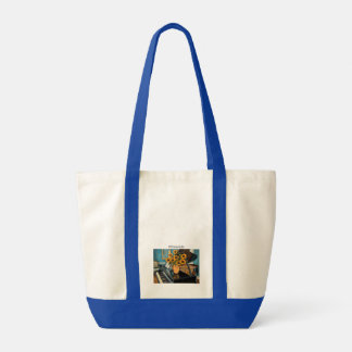 Het leven is leuker met een piano - geweldige bood tote bag