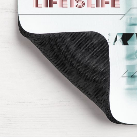 Het leven is leven muismat (Hoek)