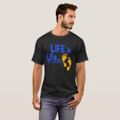 Het leven is levenslange ProLife-antiabortus Chris T-shirt (Voorkant volledig)