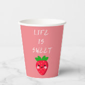 het leven is lief papieren bekers (Voorkant)