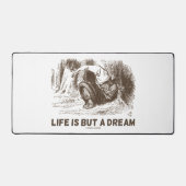 Het leven is maar een droomwonderland dat de rode bureaumat (Voorkant)