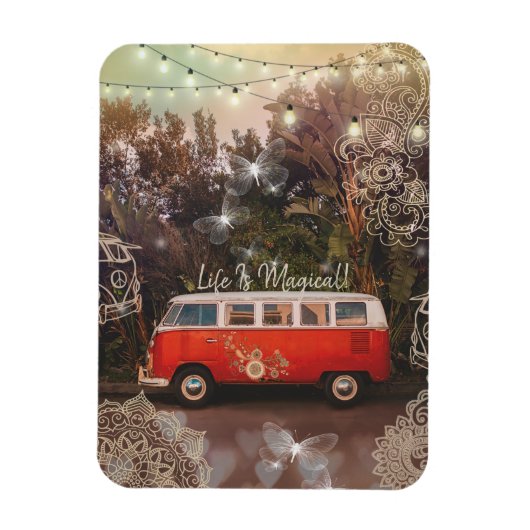 Het leven is magisch magneet (Verticaal)