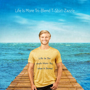 Het leven is meer een T-shirt