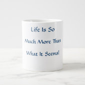 Het leven is meer extra grote beker (Voorkant)