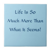 Het leven is meer tegeltje (Voorkant)