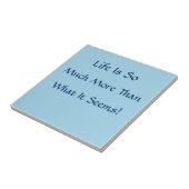 Het leven is meer tegeltje (Zijkant)