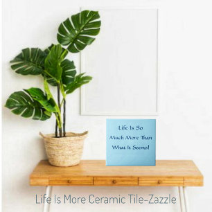 Het leven is meer tegeltje