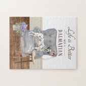 Het leven is met een Dalmatische puzzel (Horizontaal)