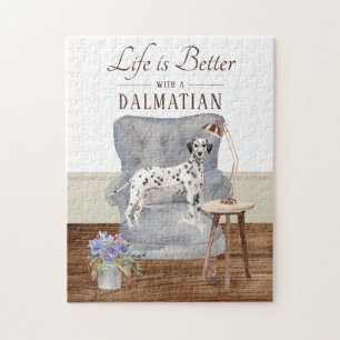 Het leven is met een Dalmatische puzzel