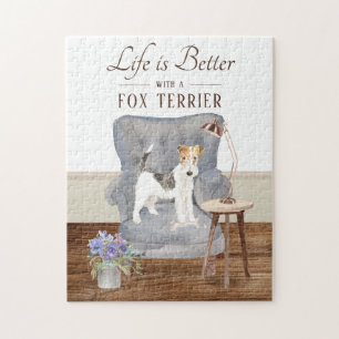 Het leven is met een fox terger puzzel