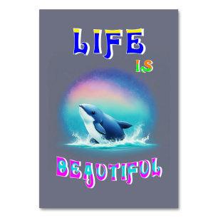 Het leven is mooi Hermanus Afrika September Whale Kaart