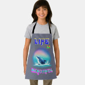 Het leven is mooi Hermanus Afrika September Whale Schort (Insitu)