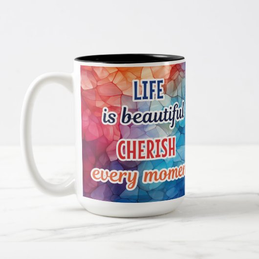 "HET LEVEN IS MOOI KOESTEREN ELK MOMENT" MOK (Links)