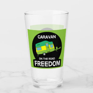Het leven is mooi op de Caravan Funny Gifts Travel Glas