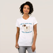 Het leven is niet saai t-shirt (Voorkant volledig)