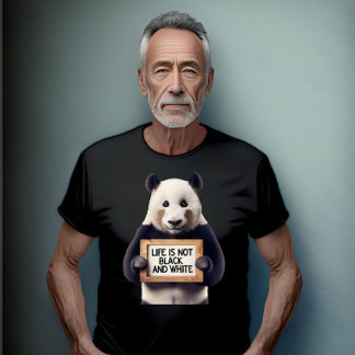 Het leven is niet zwart-wit t-shirt