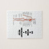 Het leven is niets anders dan een circulatoire mat legpuzzel (Horizontaal)