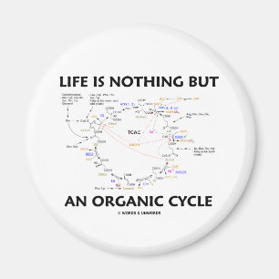 Het leven is niets anders dan een organische cyclu magneet