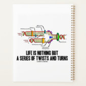 Het leven is niets anders dan een reeks draden en planner (Achterkant)