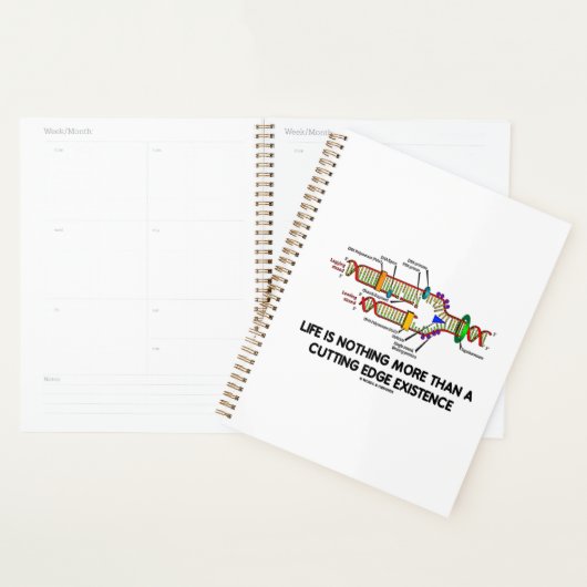 Het leven is niets meer dan een baanbrekend bestaa planner (Display)