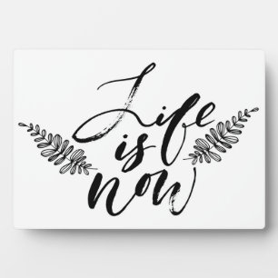 Het leven is nu fotoplaat