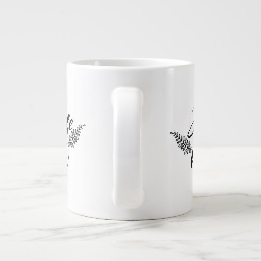 Het leven is nu jumbo mok (Achterkant)